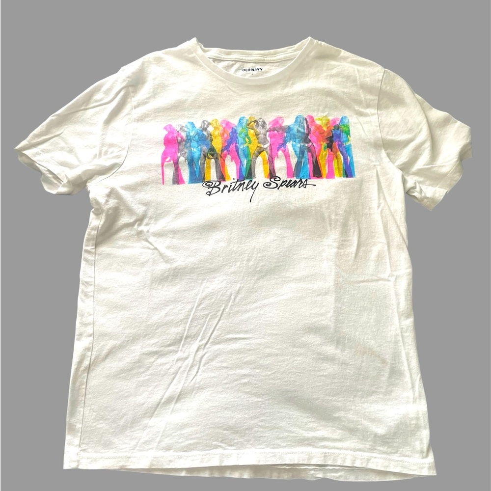 Britney Spears Old Navy White T-Shirt Size M